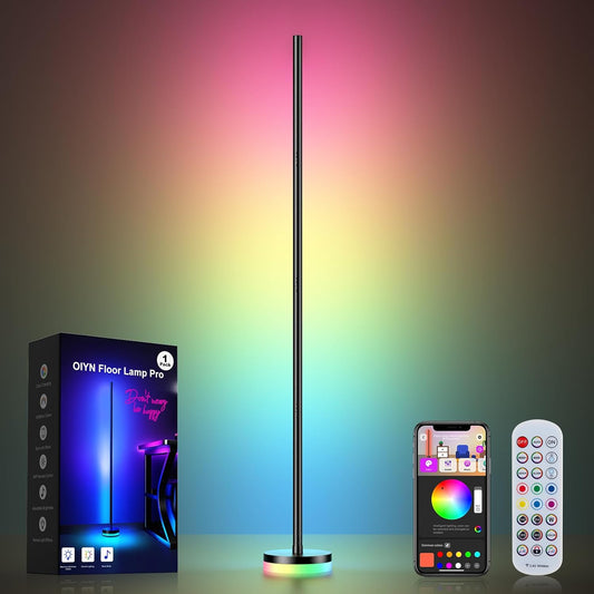 Minimalist LED Floor Lamp with Remote Control