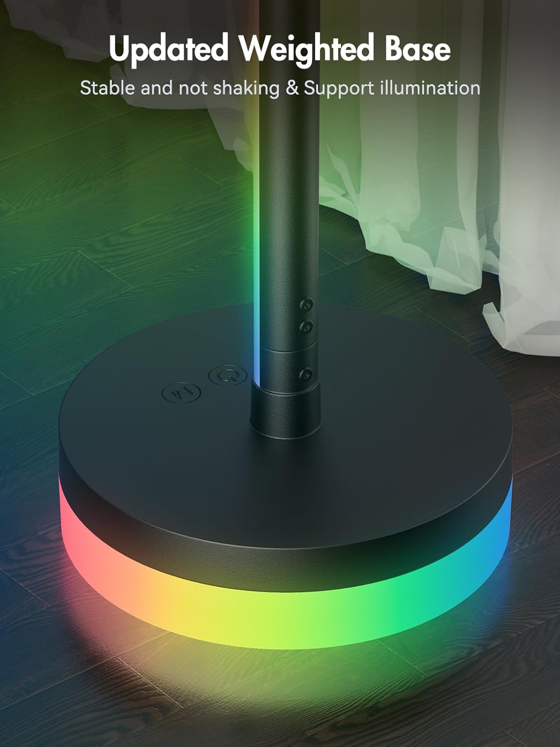 Minimalist LED Floor Lamp with Remote Control