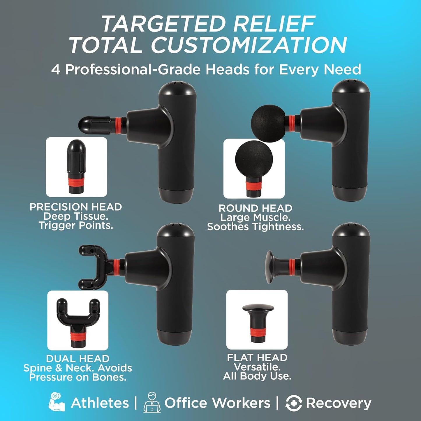 Portable Percussion Massager (Muscle Relief)